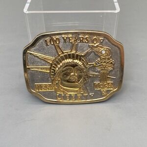 Vintage Belt Buckle 1986 Statue of Liberty 100 Years of Liberty 1886 - 1986